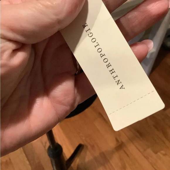 #282 Gorgeous NWT Anthropologie Pink Puff Sleeve Top Size Large - Picture 4 of 10